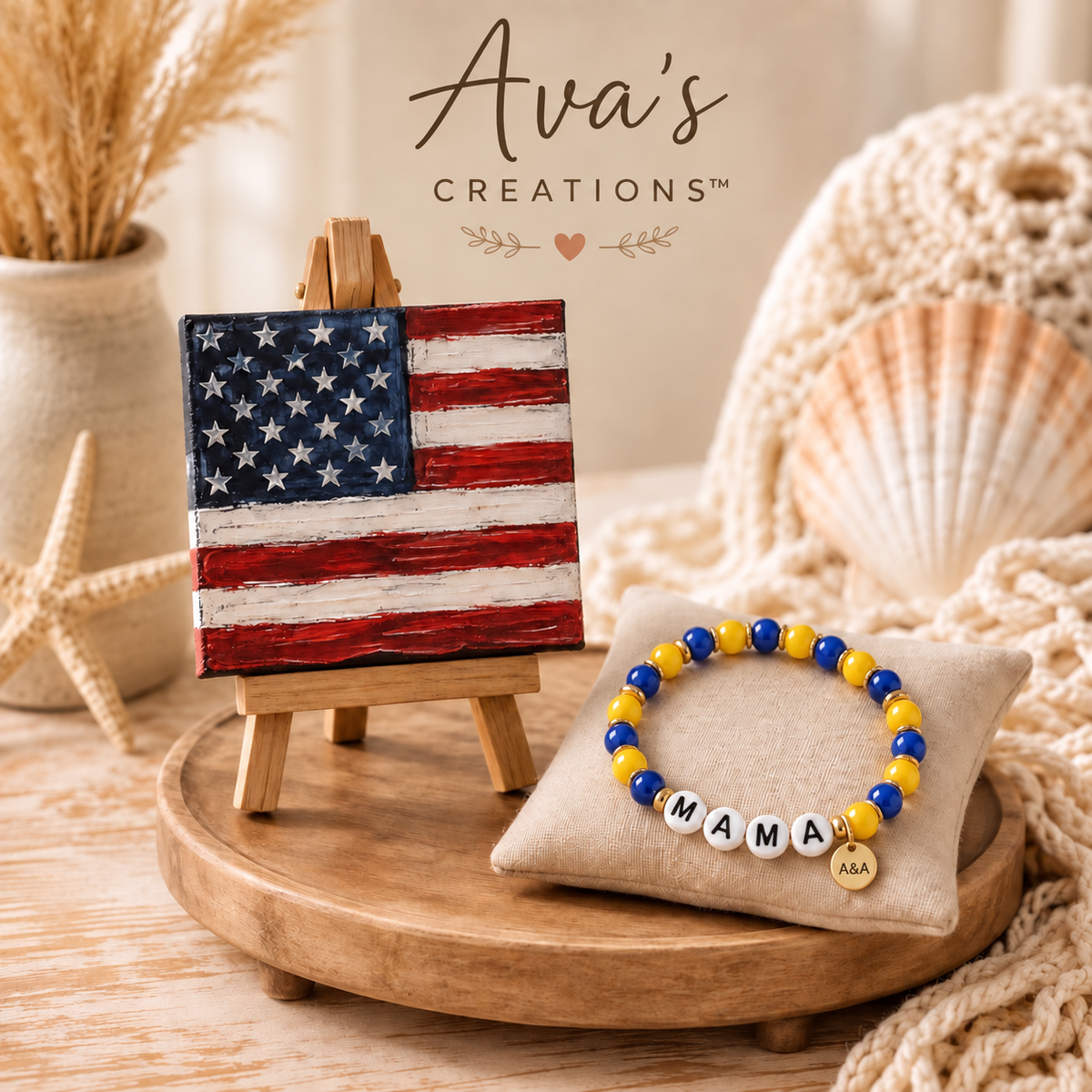 Ava’s Creations™
Beautiful Handmade Bracelets and Art ￼