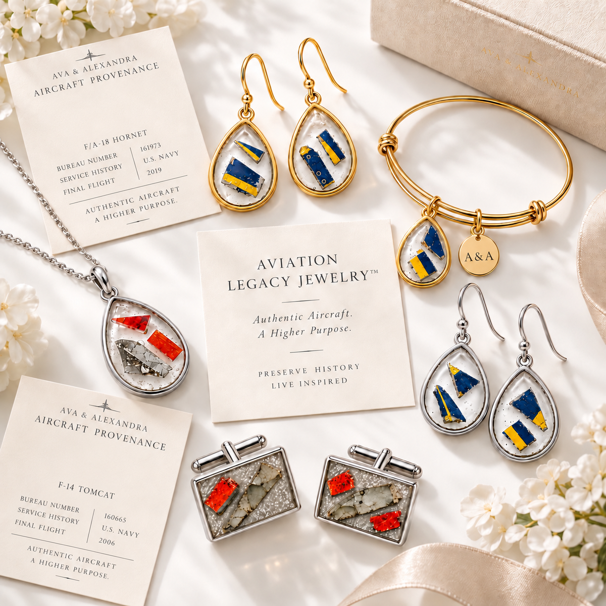 Aviation Legacy Jewelry™ 
Crafted with Historic Aircraft